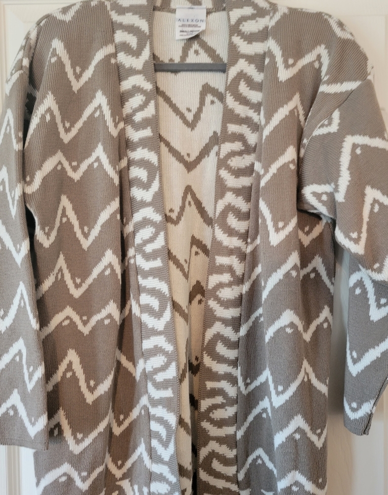 ALEXON-Great Brittan Boho Open Front Cardigan